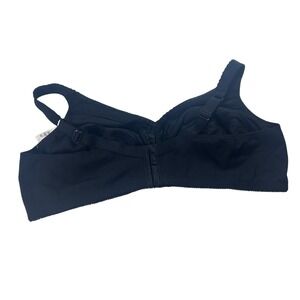 Dominique Black Wireless Full Coverage Bra Comfort Lift Size 48B NWT